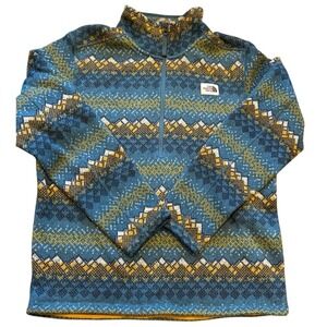 The North Face 1/2 Zip Fair Isle Pullover Sweater Jacket Mens Size Large  Aztec‎
